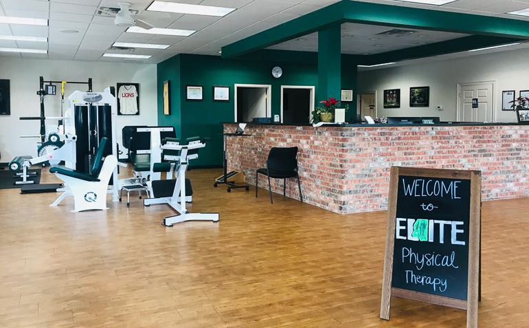 Meridian MS Elite Physical Therapy Clinic Interior